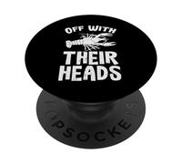 Gamberi fuori con le loro teste Aragosta Gamberi Uomini Donne Bambino PopSockets PopGrip Adesivo