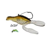 gambero artificiale hard bait pesca spinning luccio siluro dcdf gamberetto