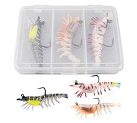 Gambero Esca da Nuoto | Facile Cattura Esca Morbida Colorata Vivace - Esche da in acqua e salata - per Trota Sogliola Persico Trota Iridea Salmone