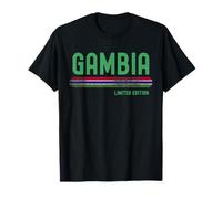 Gambia Flag | Gambian Vintage Distressed Maglietta
