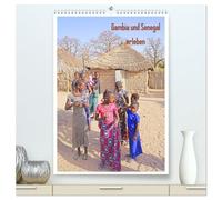 Gambia und Senegal erleben (hochwertiger Premium Wandkalender 2026 DIN A2 hoch), Kunstdruck in Hochglanz: Tiere und Menschen in Westafrika erleben