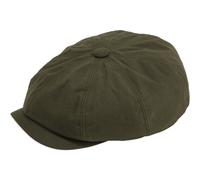 Gamble & Gunn 'Huntsman' Cotone Cerato Marrone Bottone Top Cappello