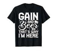 Gambler Casinò Gain & Beer That´s Why I´m Here Gambling Maglietta