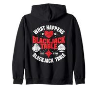 Gambler Casino Gambling rimane al giocatore di blackjack Felpa con Cappuccio