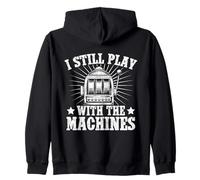 Gambler Casinò I Still Play With Machines Gambling Felpa con Cappuccio