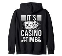 Gambler Casinò It´s Casino Time Gambling Felpa con Cappuccio