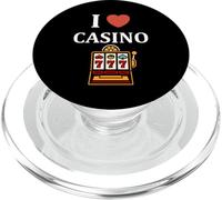 Gambling Win jackpot luck gambler i love casino PopSockets PopGrip per MagSafe