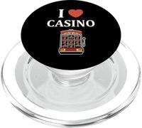 Gambling Win jackpot luck gambler i love casino PopSockets PopGrip per MagSafe