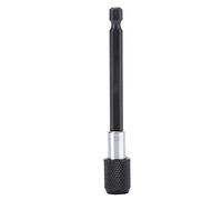 Gambo 1/4 di pollice gambo esagonale a rilascio rapido per trapano per trapano magnetico barra di estensione magnetica leggera in acciaio carbone resistente in acciaio cromatico (100 mm)