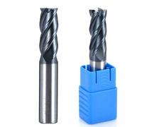 Gambo dritto nitruro 12 mm mulino estremit carburo 4 flauto HRC50 per ferro ba