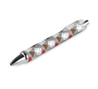 Gambo Penna a sfera retrattile con motivo a cacca e carta igienica, portatile, inchiostro blu, penna da lavoro per casa e ufficio, 1 pezzo