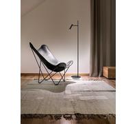 Gambo piantana design minimal led faretto orientabile nera 3000k