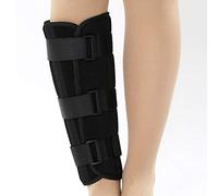 Gambo Supporto per Polpaccio Supporto per Stecca Notturna Tutore articolare, ortesi per frattura di Tibia e perone Cintura di Fissaggio Regolabile Esterna Protezione per Cintura (Destra Medi