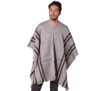 Gamboa Poncho Uomo Alpaca Giacca Leggero Scollo A V Autunno Inverno