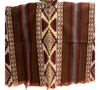 Gamboa Premium Poncho Uomo Alpaca Cappotto Giacca Leggero Poncho Coperta Autunno Inverno Prodotto nell'Ecuador