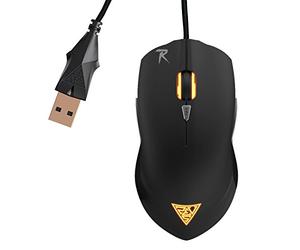 GAMDIAS GMS5501 USB Optical 4000DPI Black - mice (USB, Gaming, Pressed buttons, Wheel, Optical, 4000 DPI)