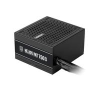 GAMDIAS Helios M2-750B (EU) - Alimentatore non modulare per alloggiamento PC ATX, 750 W, 80 Plus Silver, ATX 3.1, design DC a DC, protezione rinforzata, cavi piatti, nero