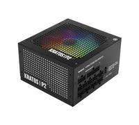 GAMDIAS Kratos P2-850G(EU) - Alimentatore PC per desktop ATX, completamente modulare, 80+ Gold, ventola ARGB Sync PWM silenziosa, completamente DC-DC, design del circuito risonante LLC