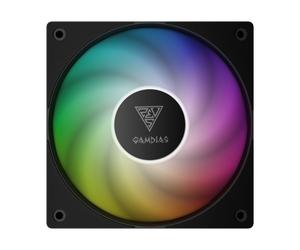 GAMDIAS Modding Kit di raffreddamento a liquido 12 cm Nero per Processore