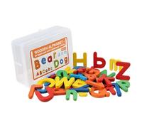 Game-Alphabet Matching Game 16x11.5x5.8cm | Alphabet Learning Toy, 52 Pieces Wooden Classroom Letters, Travel Toys For Reading Practice Letter Recognition Vocabulary Building