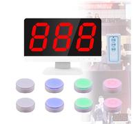 Game Answer Buzzer, Gioco Di Quiz Wireless Con Monitor + Buzzer, Dibattitore Intelligente/Telecomando Wireless, 3 Modalità Di Risposta: Normale/Voce/Eliminazione,8groups