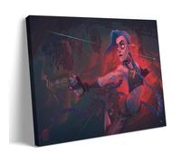 Game Arcane League of Legends Character Fan Art, poster decorativo da parete, per soggiorno, camera da letto, decorazione moderna per camera da letto, 60 x 90 cm