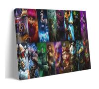 Game Arcane League of Legends Characters Collective Art - Poster decorativo da parete, per soggiorno, camera da letto, decorazione moderna per camera da letto, 6 cm
