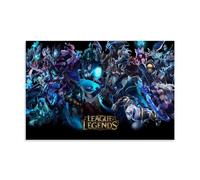 Game Arcane League of Legends Characters Collective Fan Art - Poster decorativo da parete per soggiorno, camera da letto, decorazione moderna per camera da letto, 20 x 30 cm