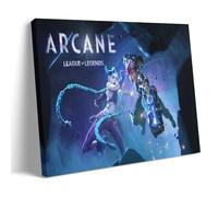 Game Arcane League of Legends Characters Fan Art, poster decorativo da parete, per soggiorno, camera da letto, decorazione moderna per camera da letto, 40 x 60 cm