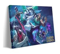 Game Arcane League of Legends Collective Fan Art, poster decorativo da parete, per soggiorno, camera da letto, decorazione moderna per camera da letto, 20 x 30 cm