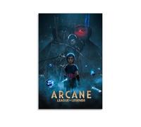 Game Arcane League of Legends Role Fan Art, poster decorativo da parete, per soggiorno, camera da letto, decorazione moderna per camera da letto, 60 x 90 cm