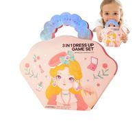 Game artigianato creativo per bambin per bambini per bambini | Regalo per la giornata per bambni a tema della moda | Indossare la carta gratuita | 31 x 3 x 30 cm | Giocattolo fantasioso per ragazze
