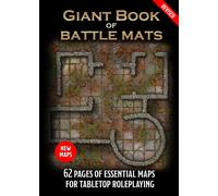 Game Board Book: Revised Giant Book of Battle Mats (A3)