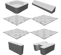 Game Board Set for Scrabble with Letter Tiles - Complete DIY 3D Printed Kit