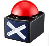 Game Buzzer con luci e suoni, rosso, per giochi a quiz e quiz, sistema di risposta interattivo per riunioni di famiglia e aule