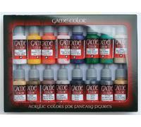 Game Color - Set Di Introduzione Colori Acrilici a Base D'Acqua, 16 X 17 Ml, Mul