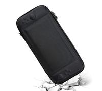 Game Console Case, Carrying Travel Bag, Lightweight Hard Shell, Waterproof EVA Design, Organized Controller Slots, Shockproof Storage Gear, Perfect for Dock, Charging Screen, 11.81x5.51x1.57 inches