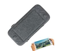 Game Console Case, Carrying Travel Bag, Lightweight Hard Shell, Waterproof EVA Design, Organized Controller Slots, Shockproof Storage Gear, Perfect for Dock, Charging Screen, 11.81x5.51x1.57 inches