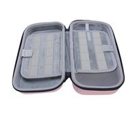 Game Console Case Case Hard Shell Cash con 20 Slot di Carte per Viaggiatori (PINK)