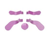 Game Controller Paddles 4 Stainless Steel Thumb Sticks and 1 Direction Pad Replacement for Series 2 Enhanced Gaming Performance Durable Metal Paddles for Controllers (Viola chiaro)