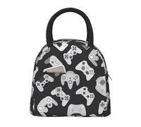 Game Controller Stampa Isolato Lunch Bag Portatile A Prova Di Perdite Riutilizzabile Tote Lavoro Scuola Picnic Ragazzi