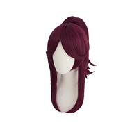 Game Cosplay Wig KDA POP/STAR Akali Cosplay Wigs Women Long Straight Purple Red Wig KDA Akali KPOP SKIN Hair