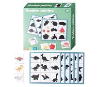 Game da tavolo corrispondente a forma | Giocattolo puzzle di abbinamento 'ombra | Giocattolo di apprendimento materiale in legno per scuola, viaggi, all'aperto, casa