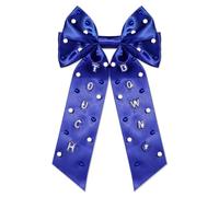 Game Day - Fiocchi per capelli da donna, accessori per capelli da calcio, accessori per spirito della squadra, grande cristallo touch down, clip per capelli, accessori per mamme da calcio, bomboniere