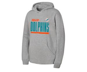Game Day Hood NFL Miami Dolphins Felpa Grigia con Cappuccio