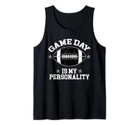 Game Day Is My Personality Giocatore di Football Americano Canotta
