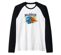 Game Day Madness - Pronto per la Staffa di Basket Maglia con Maniche Raglan