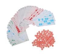 Game del gioco del lotto russo set classico gioco da tavolo per le riunioni familiari adulti di plastica 354G 90 barili 48 carte