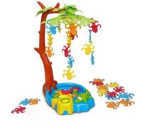 Game di bilanciamento delle scimmie scimmia appesa in un albero intorno alla paternità gioco interattivo attorno al bilanciamento del gatto in caduta della famiglia che si arrampica sugli alberi da t