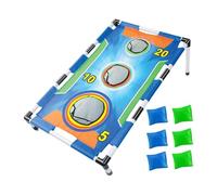 Game di lancio di fagioli cornhole esterno - build di telaio robusto, design di setup facile | Concorso di gruppo coinvolgente, gioco di lancio adatto ai viaggi per picnic, feste sulla spiaggia, momen